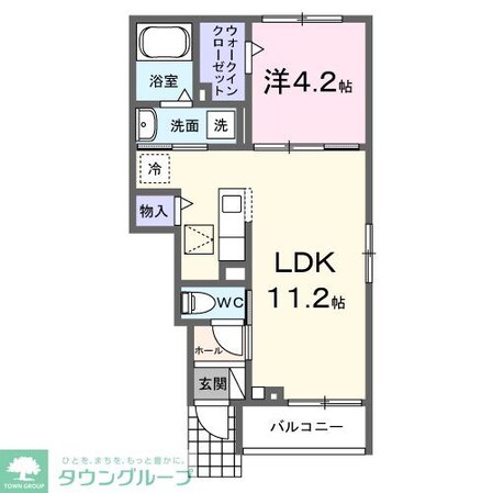 ハイムSの物件間取画像